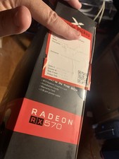 XFX Radeon RX 570 Graphics Card, Multi Monitor, HDMI, DVI, 8-Pin PCI-E