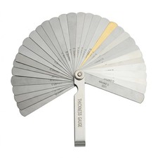 F&uuml;hlerlehre Set 32 St&uuml;ck Edelstahl 0,01-0,88mm Metrisch Imperial f&uuml;r Autos