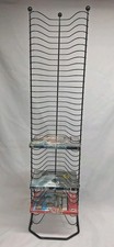 Wire Tower Rack DVD Blu-Ray Wii X Box 360 Games Storage Holds 40 35in Tall Stand