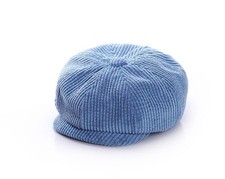 Children baker boy cap flat cat newsboy cap Light Blue Corduroy 1-3 years