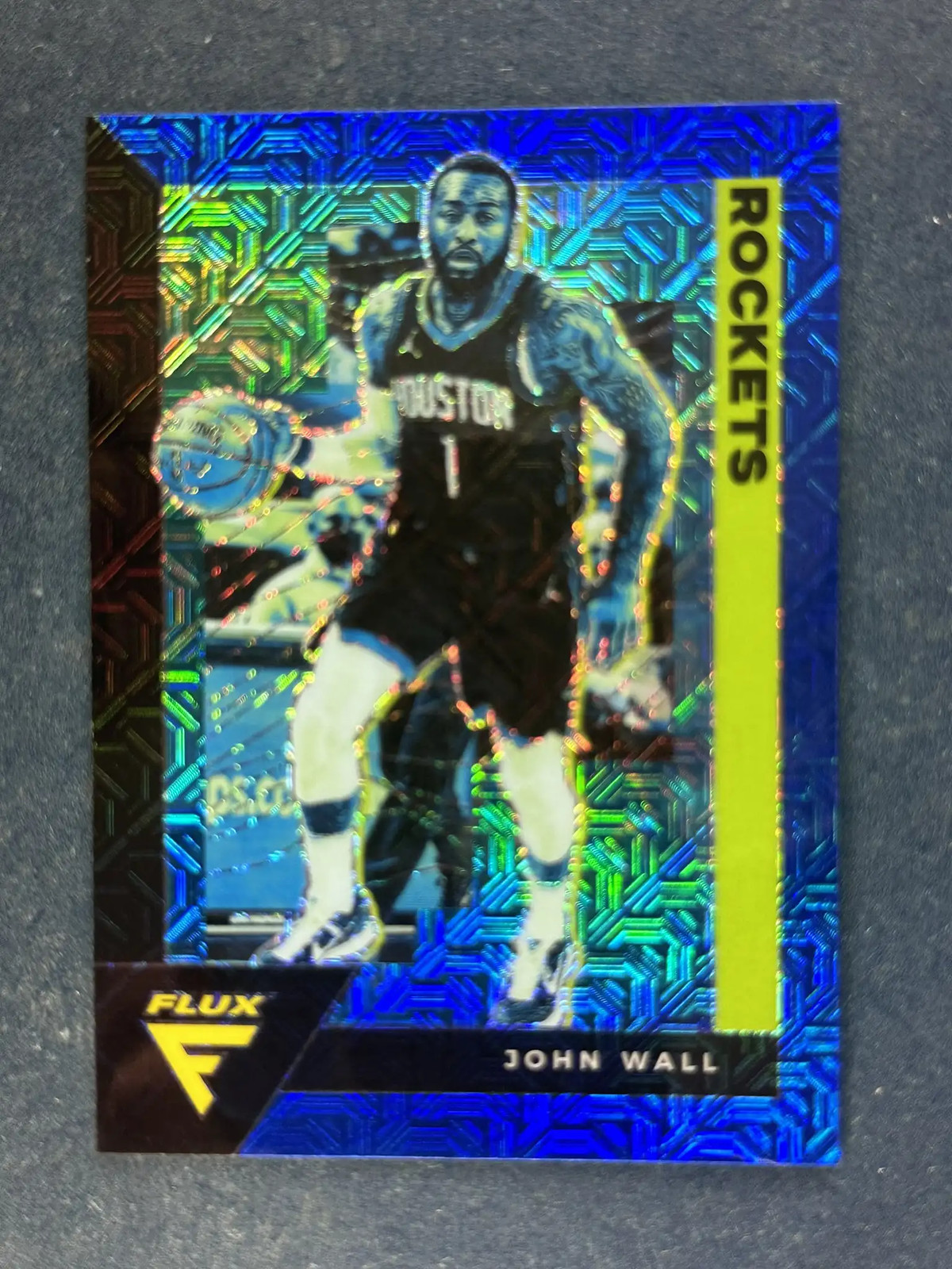 2020-21 Panini Flux Blue Mojo #63 John Wall Houston Rockets /99