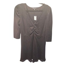 Express Sz. Large Black Dress Nwt #7774