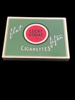 Vintage Lucky Strike Flat Fifties Cigarette Tin Pre WWII Green It's Toasted