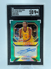 2021 Panini Prizm WNBA LISA LESLIE Green Prizm Auto SGC 9 Auto 10 - LA Sparks