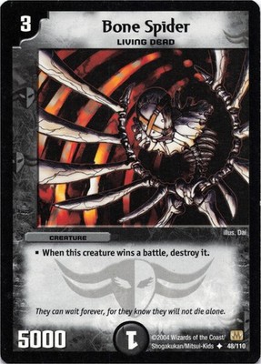 Duel Masters - Bone Spider 48/110 -Base Set Regular
