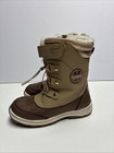 Totes Girls Winter Snow Boots Faux-Fur Lined Tan/Gold Brown Waterproof Size 1 M — photo 3