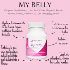 Ismerely  My Belly caps La Original Con El Sello De La Compañía 100% Natural 