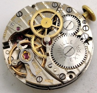 Langendorf 804 High Grade 17 jewel Center Seconds watch movement running 