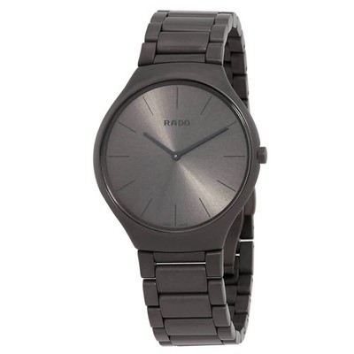Rado True Thinline Les Couleurs Quartz Grey Dial Unisex Watch R27091612