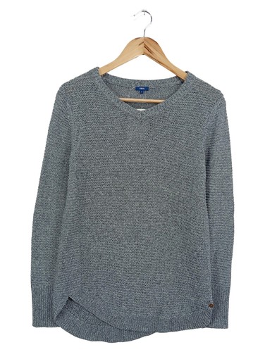 Maglione Donna Sheego Grigio Taglia Forte 56/58 – Girocollo Stretch – Manica Lunga