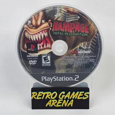 Rampage: Total Destruction (PlayStation 2 PS2) Disc