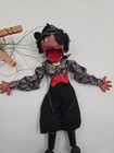 Pelham Puppets Made in England Wooden String Marionette w/ Hat, Fabric Outfit