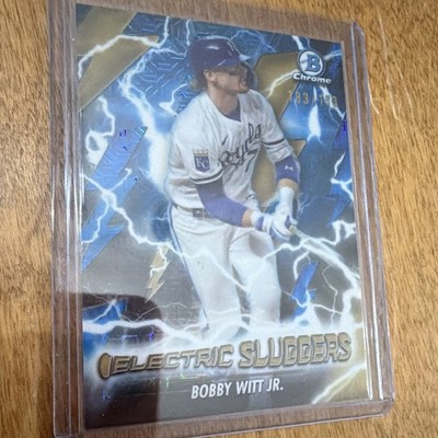 Topps 2026 Bowman Chrome Electric Sluggers Bobby Witt Jr. ES-19 Royals /150