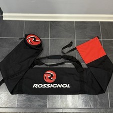 Rossignol Travel Ski Bag Black And Red With Handles 84" x 11  