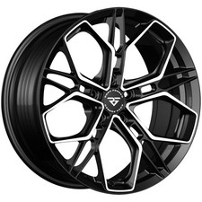 Rock Forged Ff11 18x8 5x4.5 38mm Blackmachined Wheel Rim 18 Inch