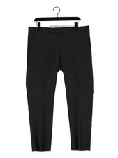 Uniqlo Men's Suit Trousers XL Grey 100% Other Straight Dress Pants