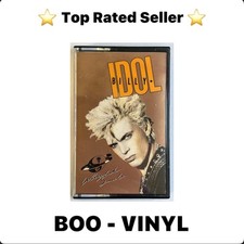 BILLY IDOL WHIPLASH SMILE CASSETTE TAPE EX / EX CONDITION 