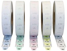 T80 White TAKE-A-NUMBER TICKETS, 30 Rolls per Case