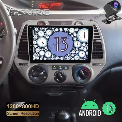 9 '' Android14 Autoradio 2+32G CarPlay GPS Navi für HYUNDAI i20 PB 2008-2011+KAM