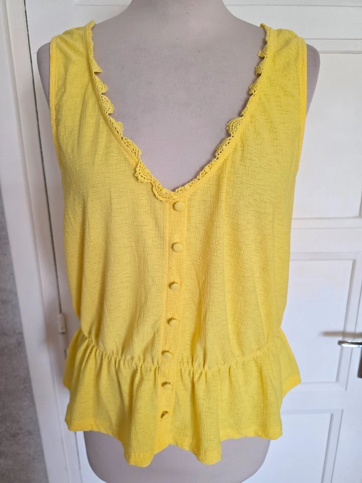 HAUT JAUNE LA HALL TAILLE M NEUF - Photo 1/3