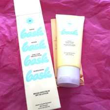Bask Sheer Moisturizing Lotion Sunscreen SPF 30 Organic Vegan Face Body Full
