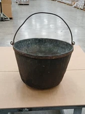 Antique Copper Pot Cauldron 1800s