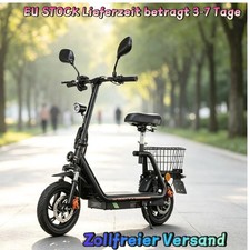 12" Elektroroller 48V Mit Straßenzulassung 13AH Scooter mit Sitz TWOFISH M5 …