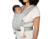 Ergobaby Embrace Baby Carrier Newborn To Toddler - Ponte Knit, Soft Grey