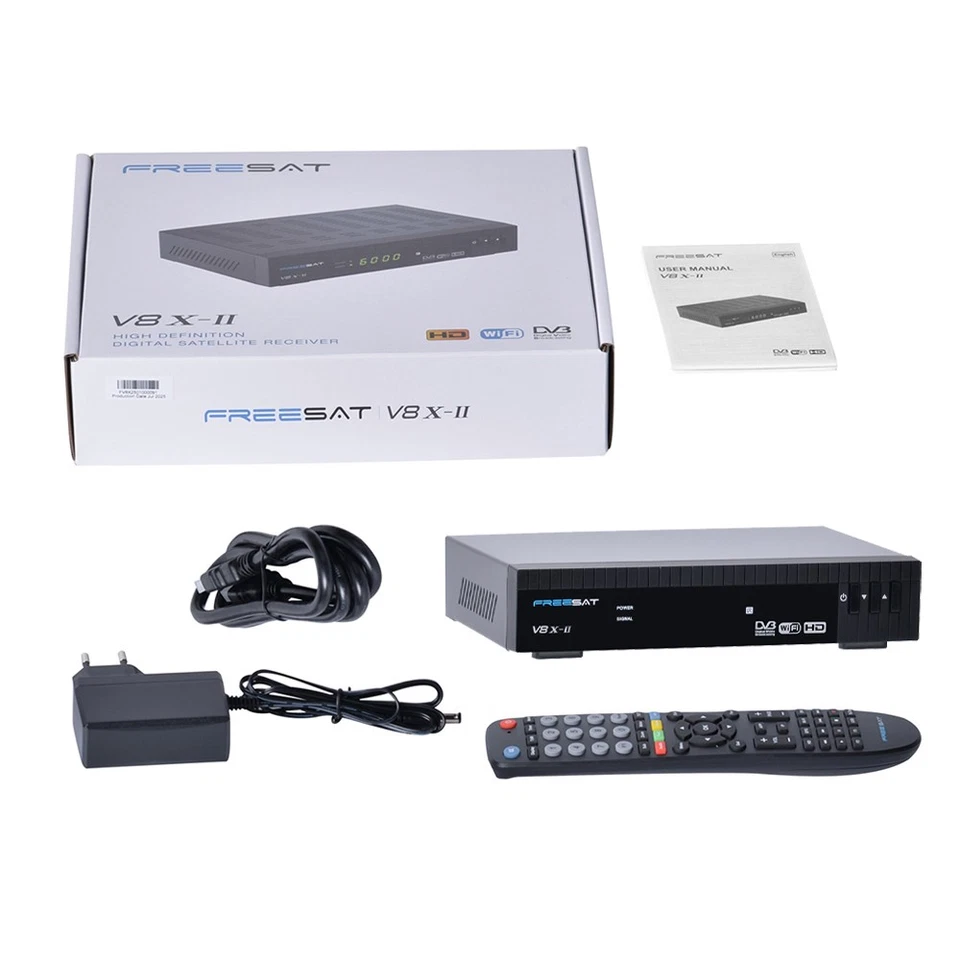 FHD Ku/C Digital Satelliten TV Receiver Box Auto BISS Media Player DVB-S2X/S2/S - Bild 3 von 4