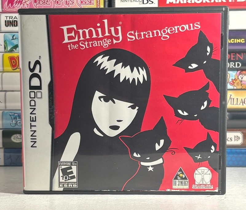Emily the Strange Strangerous Original Case Artwork - NO GAME & MANUAL
