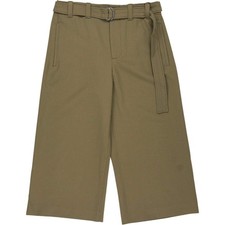 Zara Khaki Belted Culottes