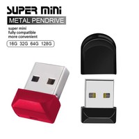 Super Mini USB Flash Drive Waterproof Pendrive 128GB 64GB 32GB 16GB 8GB Real Cap