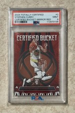 2024 Totally Certified Stephen Curry #'d/99 Certified Bucket Mirror Red PSA 9
