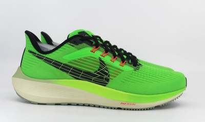 Nike Air Zoom Pegasus 39 Laufschuhe UK 7 Scream Grün Schwarz DZ4776-343