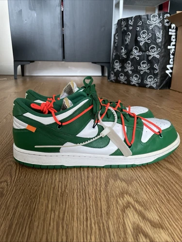 Nike Dunk Low x OFF-WHITE Pine Green 2019 Sz 14