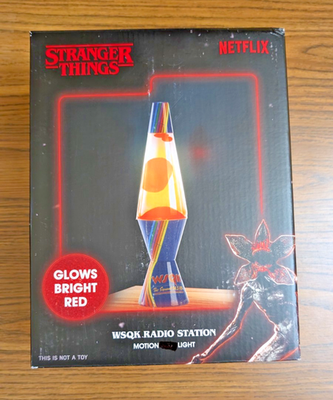 ストレンジャーシングス stranger things WSQKラバランプ箱入り Stranger Things Lava Lamp WSQK Radio Station New In Box RARE OOS