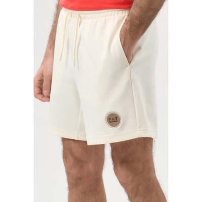 EA7 | Emporio Armani 7X000458 AF12660 Core Circle Badge Logo Short - Cream
