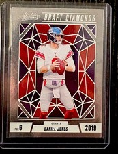 2024 Absolute Football Draft Diamonds 💎 Daniel Jones #DD-DJS Giants
