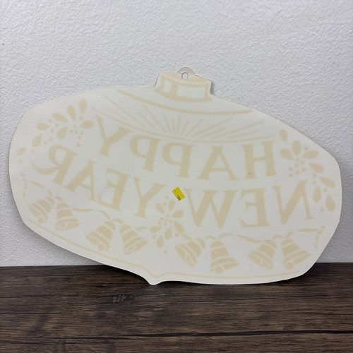 VTG Happy New Year Glitter Signs Gold Silver Party Decoration Decor Made in USA - Picture 8 of 21