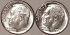 (2) Roosevelt Dimes - BU - 1957-D 1957-P - #3139D - FREE SHIPPING