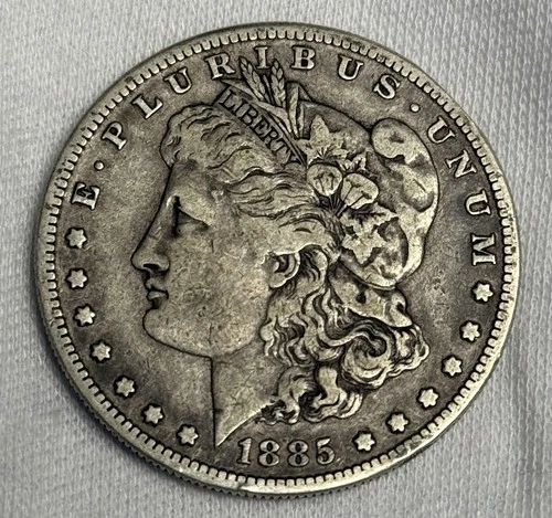 VF 1885-S Morgan Silver Dollar (all original) U.S. Very Fine