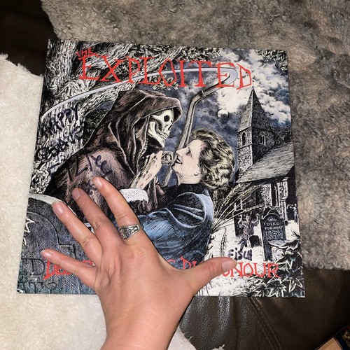 The Exploited Death Before Dishonour Vinyl LP Rough Justice
