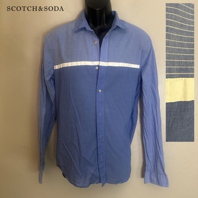 Scotch & Soda Long Sleeve Shirt Large Gently worn 100% cotton 20.5'' armpits
