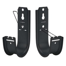 100 Pack 2-Inch Galvanized Steel Cable Support J-Hooks with Retainer Clips - ...