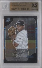 2005 Bowman Draft Chrome AFLAC Jeremy Jeffress #AFL4 BGS 9.5 GEM MINT b2v