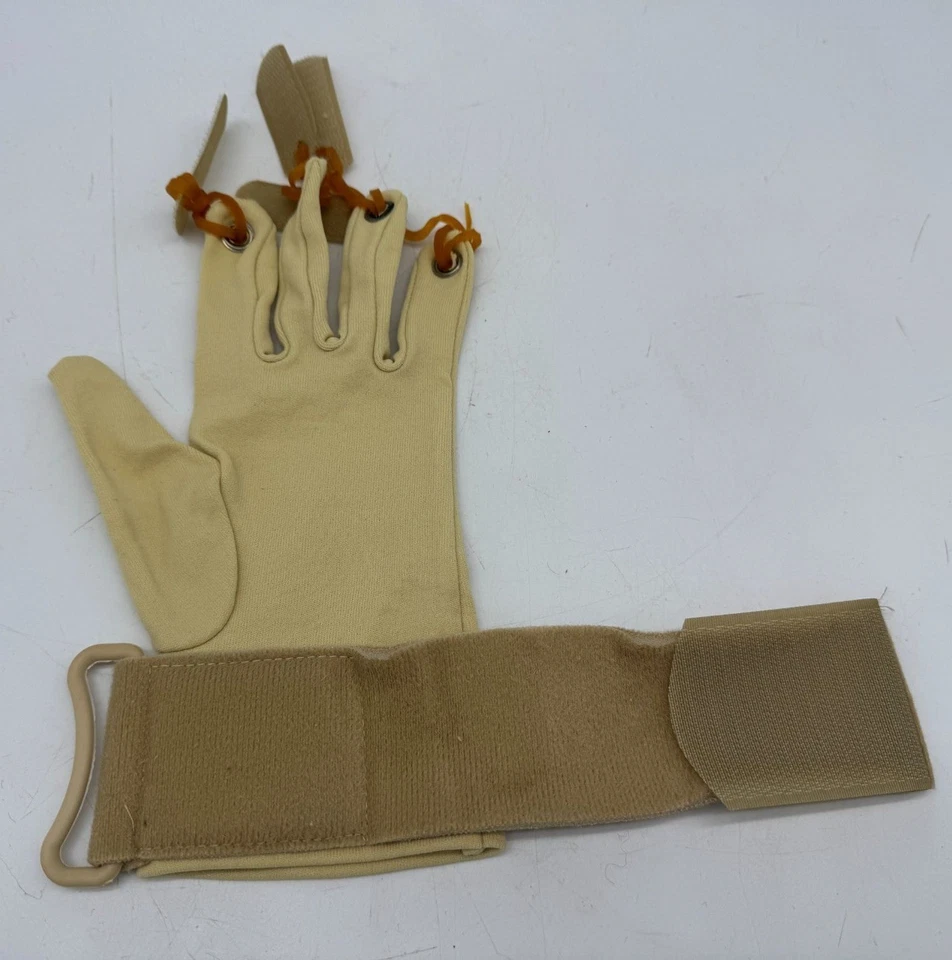 Therapy/Resistance Exercise Glove With Adjustable Straps Finger Hand Exerciser - Image 2 of 4