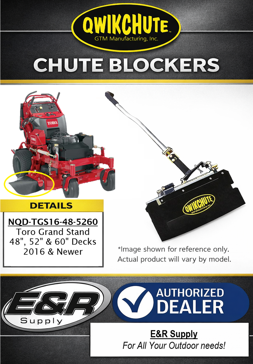 QWIKCHUTE™ Chute Blocker for TORO GrandStand (2016 & Later), NQD