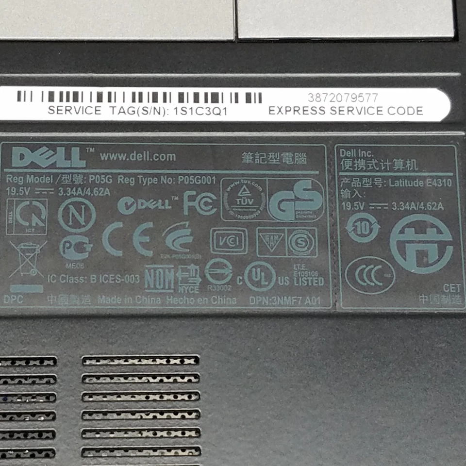 Dell Latitude E4310 Laptop I-5 M540@2.53Ghz 4Gig DDR3 13.3" LCD P05G001 - Image 2 of 4