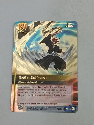 Bleach TCG Einzelkarte Brülle, Zabimaru bespielt