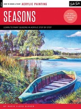 Walter Foster How to Draw Paint Acrylic Painting Seasons Book